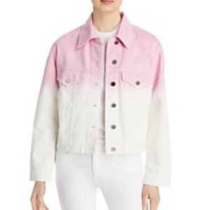 BLANKNYC Tie Dye Denim Jacket Pink Size S